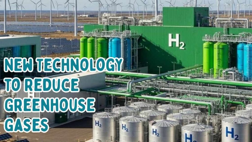 New technology to reduce greenhouse gases