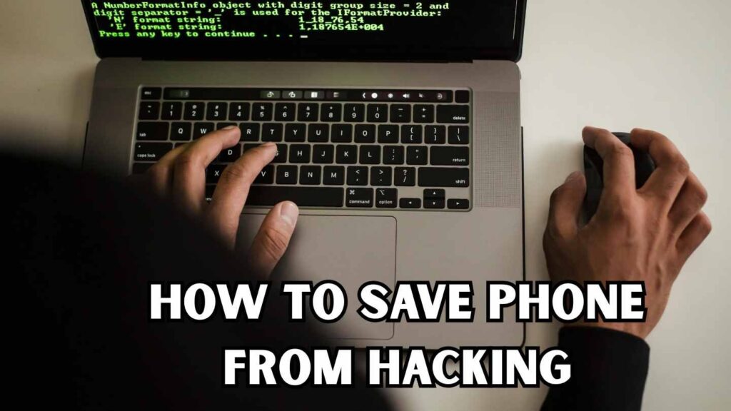 how to save phone from hacking 