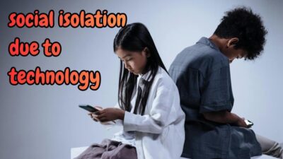 social isolation due to technology