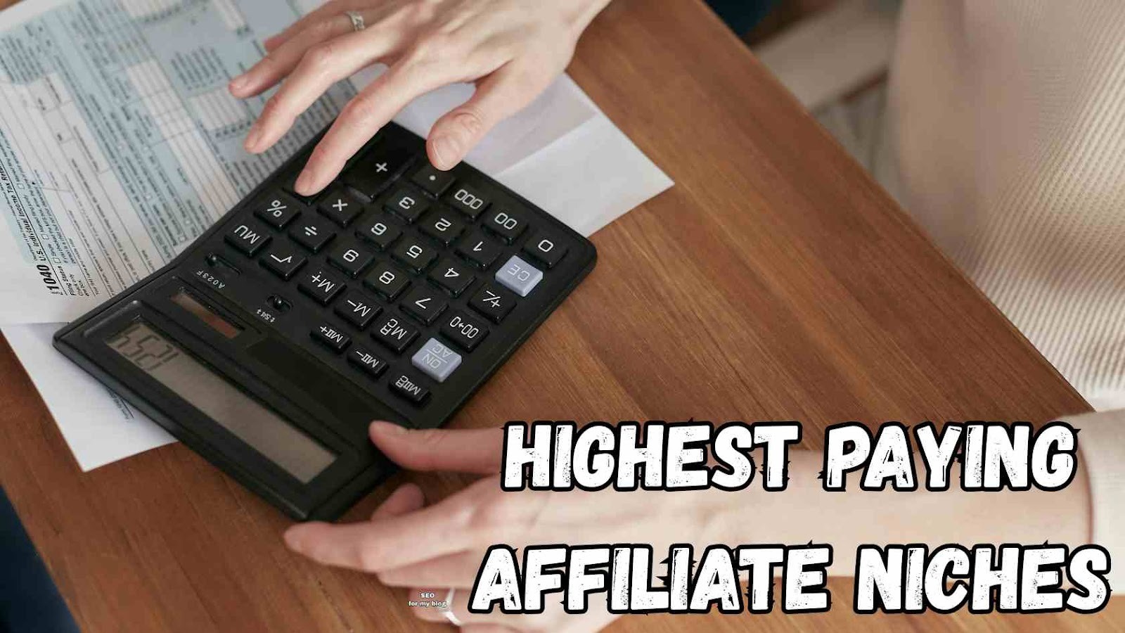 highest paying affiliate niches